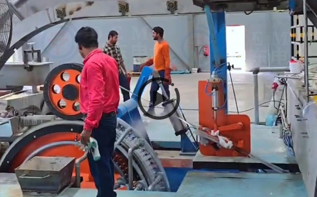 項目動(dòng)態(tài) - 7.5T/h 鋁桿軋機 新東電國外項目順利投產(chǎn)